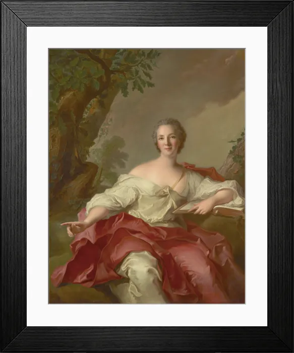 Framed Print : Portrait of Marie-Therese Geoffrin (1715-1791), Marquise de la Ferte-Imbault, 1738. Creator: Nattier, Jean-Marc (1685-1766) Framed Print : Portrait of Marie-Therese Geoffrin (1715-1791), Marquise de la Ferte-Imbault, 1738. Creator: Nattier, Jean-Marc (1685-1766)