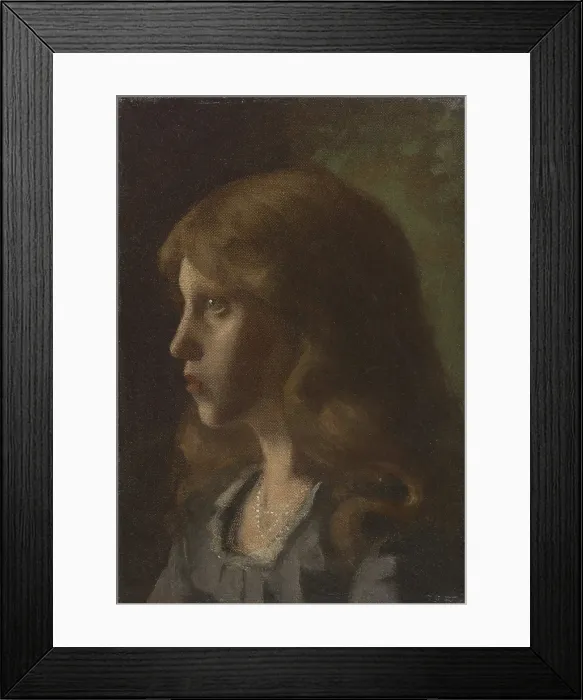 Framed Print : Girl's Head. Creator: Klimt, Gustav (1862-1918). Girl's Head. Creator: Klimt, Gustav (1862-1918) Framed Print : Girl's Head. Creator: Klimt, Gustav (1862-1918). Girl's Head. Creator: Klimt, Gustav (1862-1918)