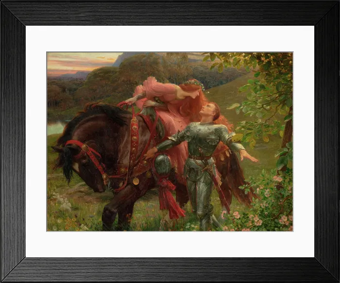 Framed Print : La Belle Dame sans Merci, 1901. Creator: Dicksee, Sir Frank (1853-1928) Framed Print : La Belle Dame sans Merci, 1901. Creator: Dicksee, Sir Frank (1853-1928)