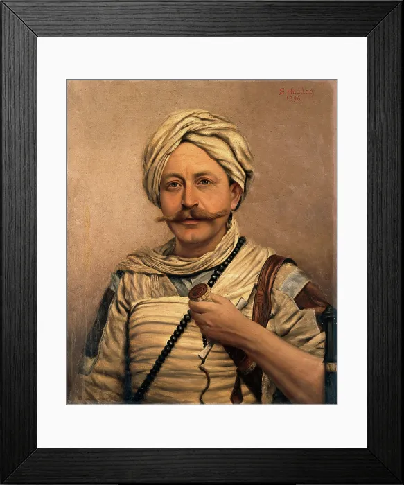 Framed Print : Slatin Pasha (Sir Rudolf Carl Slatin), 1896. Creator: Salim S. Haddad Framed Print : Slatin Pasha (Sir Rudolf Carl Slatin), 1896. Creator: Salim S. Haddad