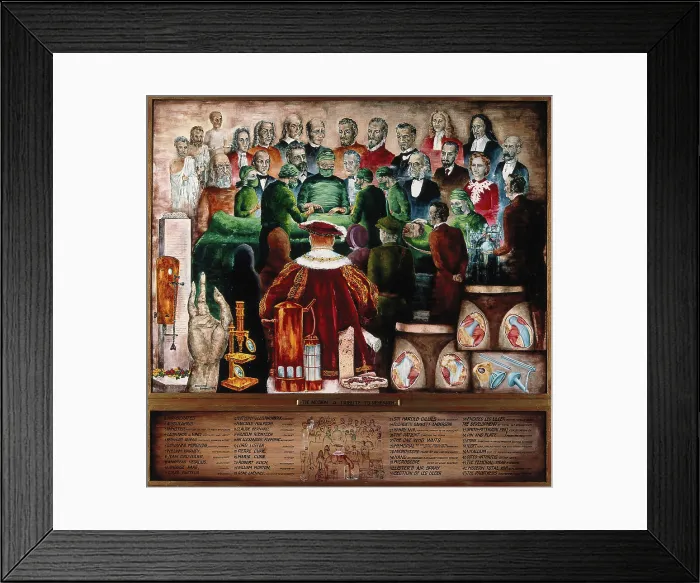 Framed Print : The incision: a tribute to research. Creator: Richard Bannister Framed Print : The incision: a tribute to research. Creator: Richard Bannister