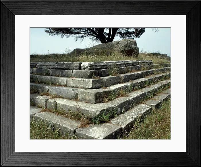 Framed Print : Basement of the Pergamon Zeus Altar, Turkey, 2nd century BC (1999). Creator: Unknown Framed Print : Basement of the Pergamon Zeus Altar, Turkey, 2nd century BC (1999). Creator: Unknown
