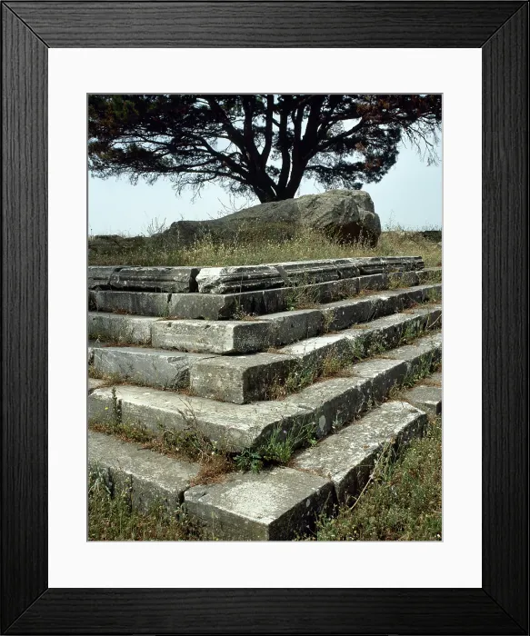 Framed Print : Basement of the Pergamon Zeus Altar, Turkey, 2nd century BC (1999). Creator: Unknown Framed Print : Basement of the Pergamon Zeus Altar, Turkey, 2nd century BC (1999). Creator: Unknown