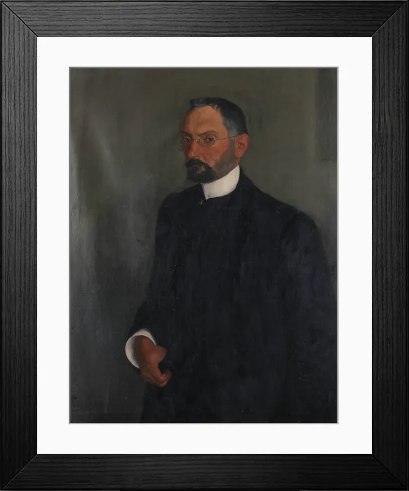 Framed Print : Portrait of Miguel de Unamuno (1864-1936), 1905. Creator: Losada, Manuel (1865-1949) Framed Print : Portrait of Miguel de Unamuno (1864-1936), 1905. Creator: Losada, Manuel (1865-1949)