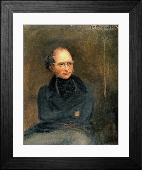 Framed Print : Augustus Bozzi Granville (1783-1872), physician, accoucheur, hydropath and writer. Creator: Alexander Craig Framed Print : Augustus Bozzi Granville (1783-1872), physician, accoucheur, hydropath and writer. Creator: Alexander Craig