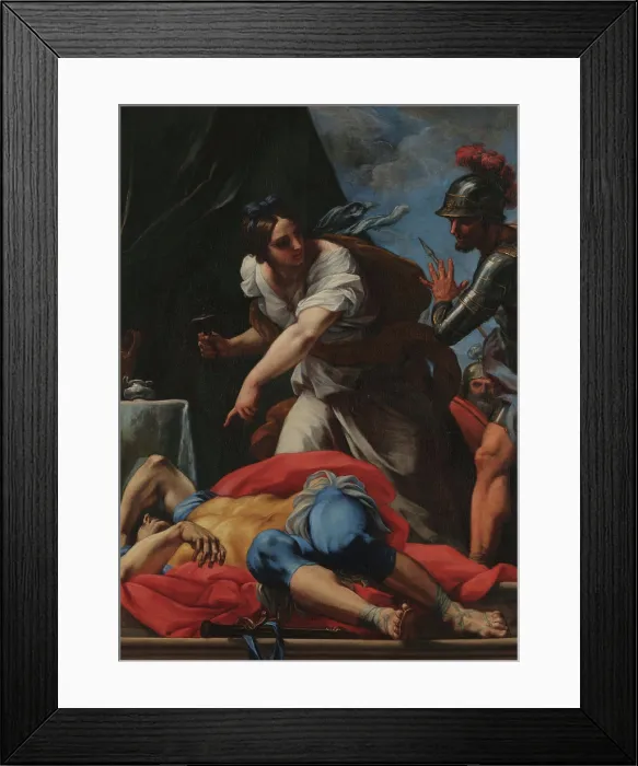 Framed Print : Jael kills Sisera, 1690-1692. Creator: Maratta, Carlo (1625-1713) Framed Print : Jael kills Sisera, 1690-1692. Creator: Maratta, Carlo (1625-1713)