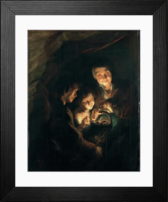 Framed Print : Old Woman with a Basket of Coal, c1616-1618. Creator: Rubens, Pieter Paul (1577-1640) Framed Print : Old Woman with a Basket of Coal, c1616-1618. Creator: Rubens, Pieter Paul (1577-1640)