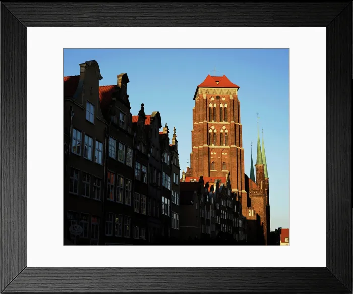 Framed Print : Tower, St Mary's Basilica, Gdansk, Poland, 1343-1502 (2015). Creator: Unknown. Tower, St Mary's Basilica, Gdansk, Poland, 1343-1502 (2015). Creator: Unknown Framed Print : Tower, St Mary's Basilica, Gdansk, Poland, 1343-1502 (2015). Creator: Unknown. Tower, St Mary's Basilica, Gdansk, Poland, 1343-1502 (2015). Creator: Unknown
