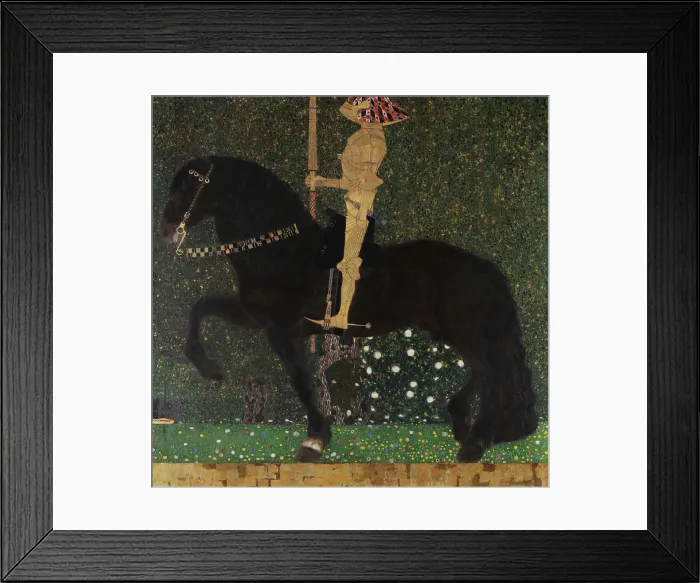 Framed Print : Life is a Struggle (Golden Rider), 1903. Creator: Klimt, Gustav (1862-1918) Framed Print : Life is a Struggle (Golden Rider), 1903. Creator: Klimt, Gustav (1862-1918)