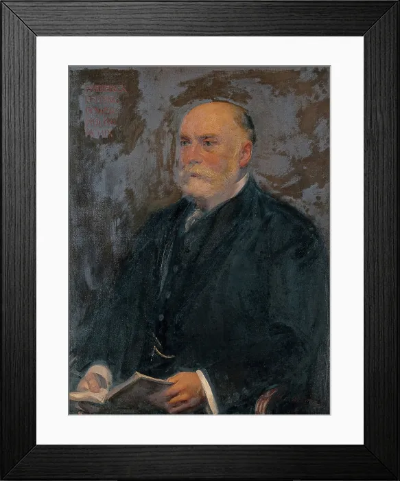 Framed Print : Frederick Belding Power, chemist, pharmacologist and pharmacognosist. Creator: Walter Ernest Webster Framed Print : Frederick Belding Power, chemist, pharmacologist and pharmacognosist. Creator: Walter Ernest Webster