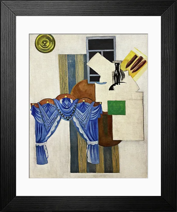 Framed Print : Room (Interior), 1915. Creator: Rozanova, Olga Vladimirovna (1886-1918) Framed Print : Room (Interior), 1915. Creator: Rozanova, Olga Vladimirovna (1886-1918)
