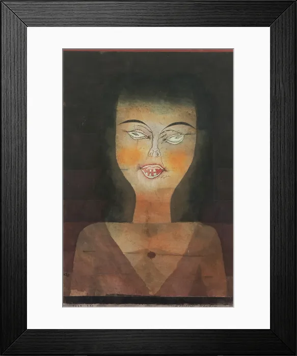 Framed Print : Girl Possessed, 1924. Creator: Klee, Paul (1879-1940) Framed Print : Girl Possessed, 1924. Creator: Klee, Paul (1879-1940)
