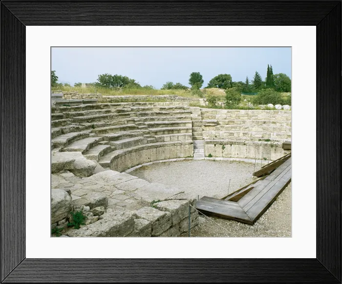 Framed Print : Ruins of Bouleuterion (council house), Troy, Turkey, 2005. Creator: Unknown Framed Print : Ruins of Bouleuterion (council house), Troy, Turkey, 2005. Creator: Unknown