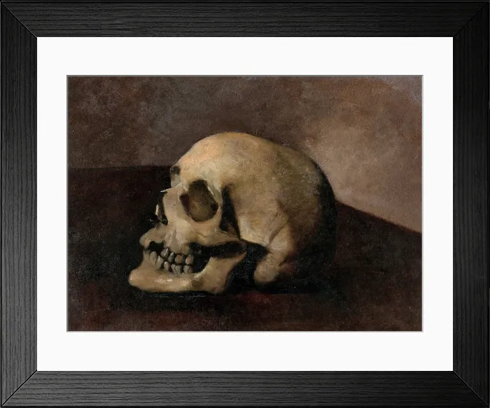 Framed Print : A skull. Creator: Unknown Framed Print : A skull. Creator: Unknown