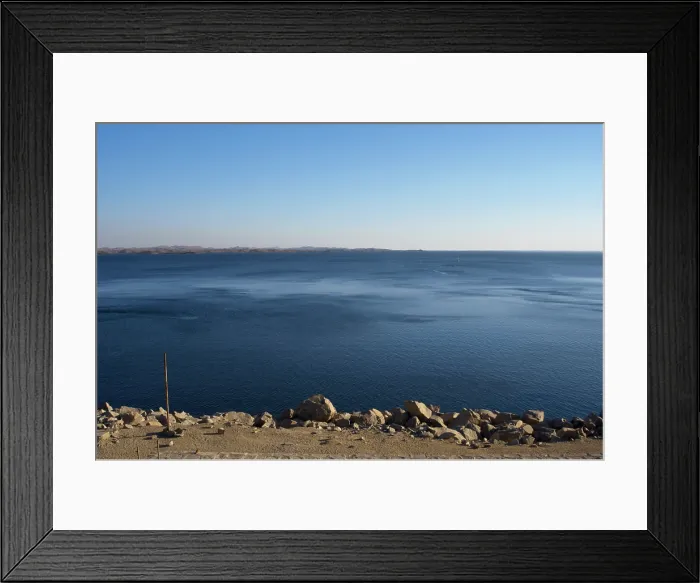 Framed Print : Lake Nasser, Aswan, Egypt, 2003. Creator: Unknown Framed Print : Lake Nasser, Aswan, Egypt, 2003. Creator: Unknown