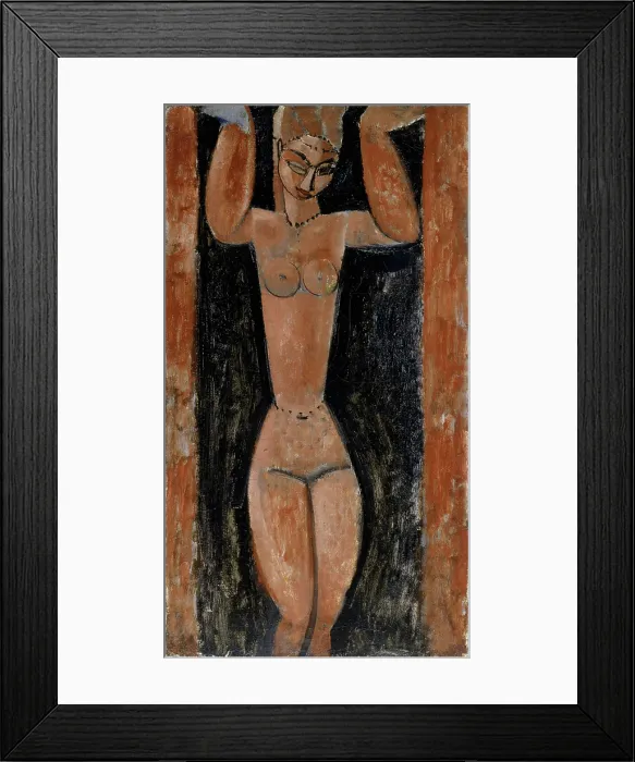 Framed Print : Caryatid, c1911-1912. Creator: Modigliani, Amedeo (1884-1920) Framed Print : Caryatid, c1911-1912. Creator: Modigliani, Amedeo (1884-1920)