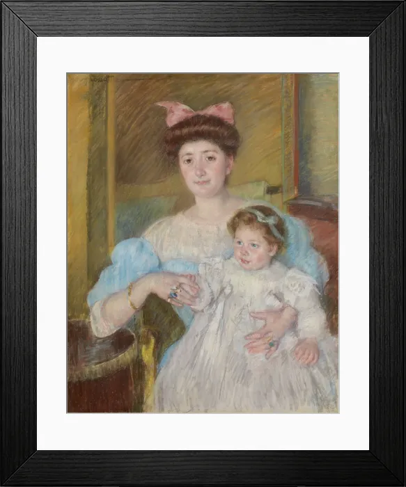 Framed Print : Duchesse de Morel d'Arleux and Her Son, 1906. Creator: Cassatt, Mary (1845-1926). Duchesse de Morel d'Arleux and Her Son, 1906. Creator: Cassatt, Mary (1845-1926) Framed Print : Duchesse de Morel d'Arleux and Her Son, 1906. Creator: Cassatt, Mary (1845-1926). Duchesse de Morel d'Arleux and Her Son, 1906. Creator: Cassatt, Mary (1845-1926)