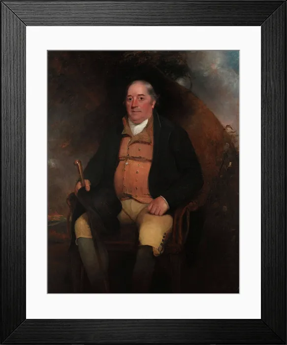 Framed Print : Benjamin Jesty, 1805. Creator: Michael William Sharp Framed Print : Benjamin Jesty, 1805. Creator: Michael William Sharp