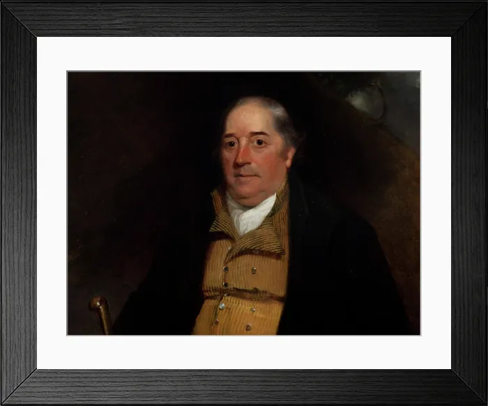 Framed Print : Benjamin Jesty, 1805. Creator: Michael William Sharp Framed Print : Benjamin Jesty, 1805. Creator: Michael William Sharp