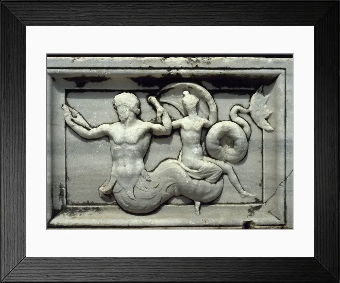 Framed Print : Relief of a column base, Sanctuary of Apollo of Didyma, Temple of Apollo, Anatolia, Turkey, 1999. Creator: Unknown Framed Print : Relief of a column base, Sanctuary of Apollo of Didyma, Temple of Apollo, Anatolia, Turkey, 1999. Creator: Unknown