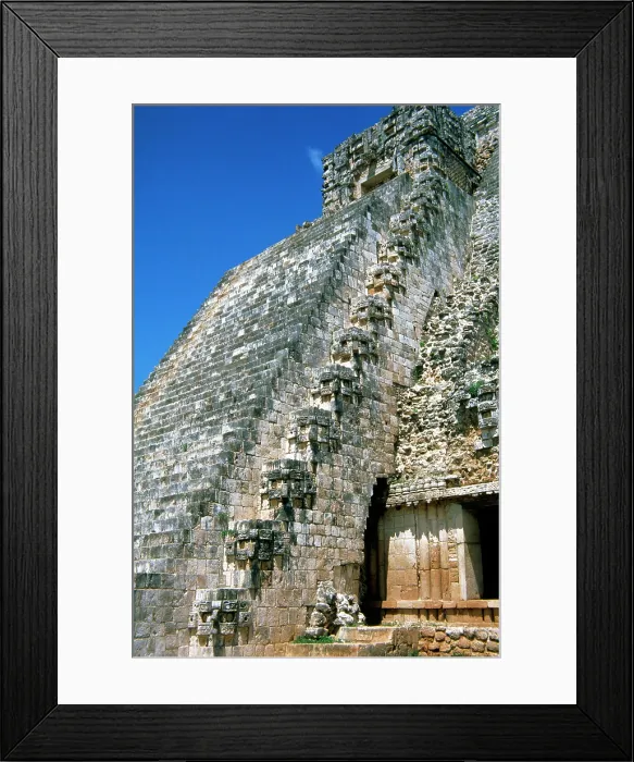 Framed Print : Pyramid of the Magician, Uxmal city, Yucatan, Mexico, Mayan, Classical period, 1998. Creator: Unknown Framed Print : Pyramid of the Magician, Uxmal city, Yucatan, Mexico, Mayan, Classical period, 1998. Creator: Unknown