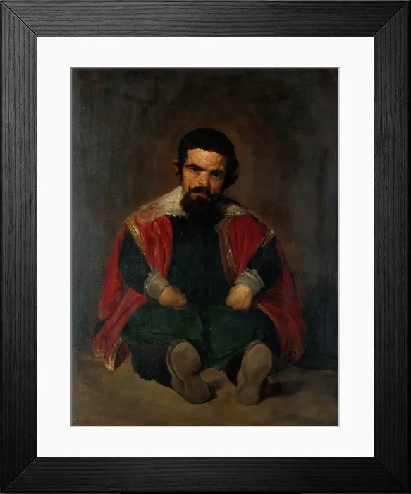 Framed Print : A dwarf at the court of King Philip IV of Spain. Creator: Diego Velasquez Framed Print : A dwarf at the court of King Philip IV of Spain. Creator: Diego Velasquez