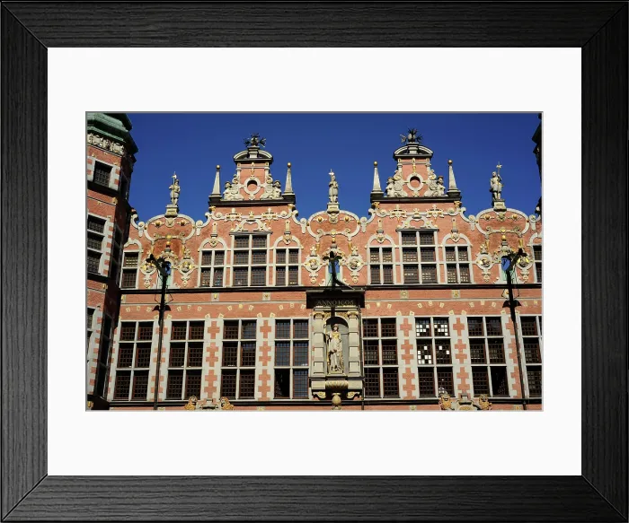 Framed Print : Facade detail, Great Arsenal, Gdansk, Poland, 17th centry (2015). Creator: Unknown Framed Print : Facade detail, Great Arsenal, Gdansk, Poland, 17th centry (2015). Creator: Unknown