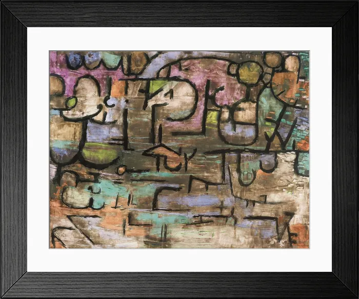 Framed Print : After The Flood, 1936. Creator: Klee, Paul (1879-1940) Framed Print : After The Flood, 1936. Creator: Klee, Paul (1879-1940)
