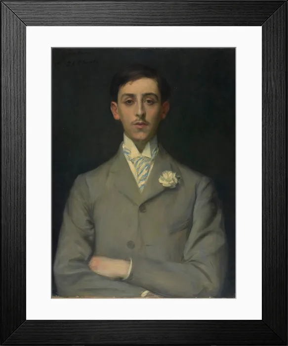 Framed Print : Portrait of Maurice Barres, c1890. Creator: Blanche, Jacques-Emile (1861-1942) Framed Print : Portrait of Maurice Barres, c1890. Creator: Blanche, Jacques-Emile (1861-1942)