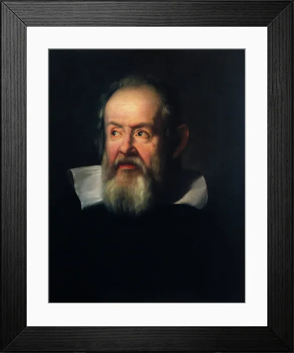 Framed Print : Galileo Galilei (1564-1642). Creator: Suttermans, Justus, 1597-1681 (After) Framed Print : Galileo Galilei (1564-1642). Creator: Suttermans, Justus, 1597-1681 (After)