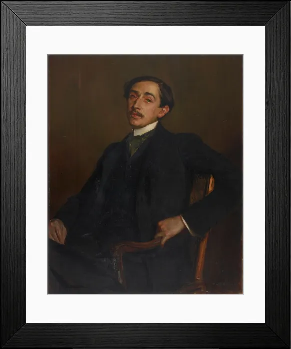 Framed Print : Portrait of Maurice Barres, c1895. Creator: Blanche, Jacques-Emile (1861-1942) Framed Print : Portrait of Maurice Barres, c1895. Creator: Blanche, Jacques-Emile (1861-1942)