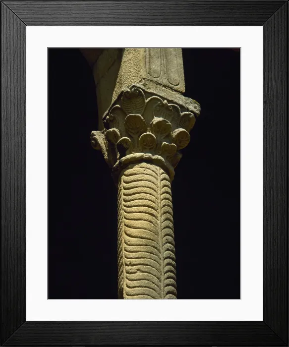 Framed Print : Column, Church of St Mary at Mount Naranco, Oviedo, Spain, 2000. Creator: LTL Framed Print : Column, Church of St Mary at Mount Naranco, Oviedo, Spain, 2000. Creator: LTL