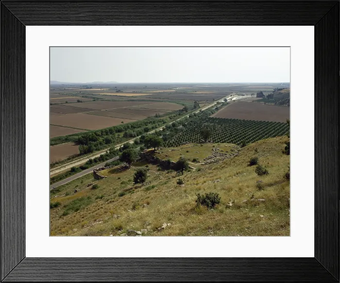 Framed Print : Lower Gymnasium, Priene, Agora, Ionia, Anatolia, Turkey, 130 BC (1999). Creator: Unknown Framed Print : Lower Gymnasium, Priene, Agora, Ionia, Anatolia, Turkey, 130 BC (1999). Creator: Unknown