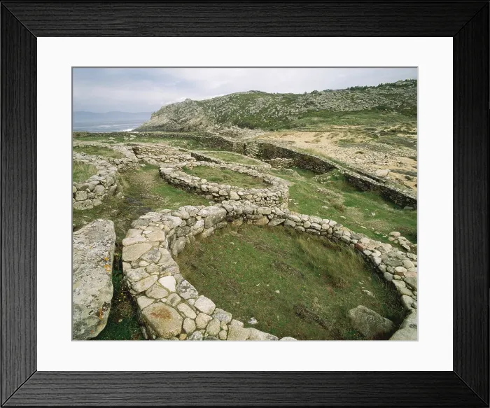 Framed Print : Castro de Barona, Galicia, Spain, Celtic Period, (1998). Creator: LTL Framed Print : Castro de Barona, Galicia, Spain, Celtic Period, (1998). Creator: LTL