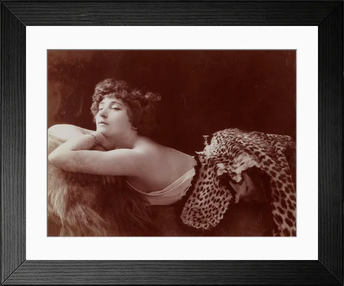 Framed Print : Portrait of Colette (1873-1954), c1909. Creator: Reutlinger, Leopold-Emile (1863-1937) Framed Print : Portrait of Colette (1873-1954), c1909. Creator: Reutlinger, Leopold-Emile (1863-1937)