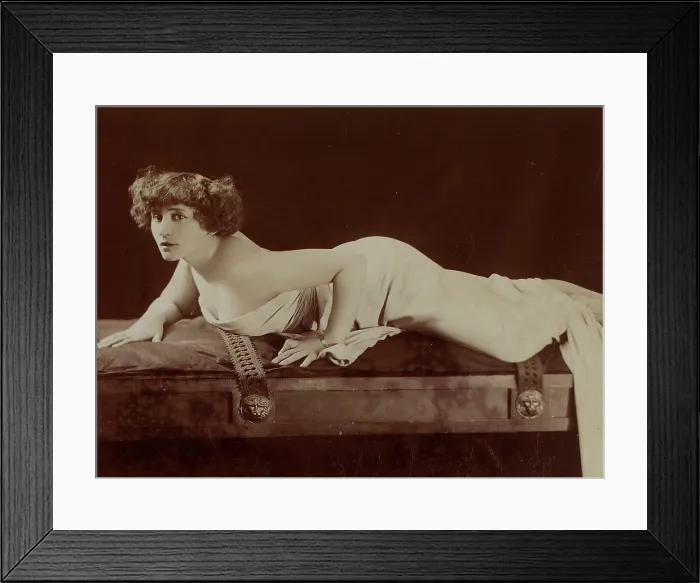 Framed Print : Portrait of Colette (1873-1954), c1909. Creator: Reutlinger, Leopold-Emile (1863-1937)