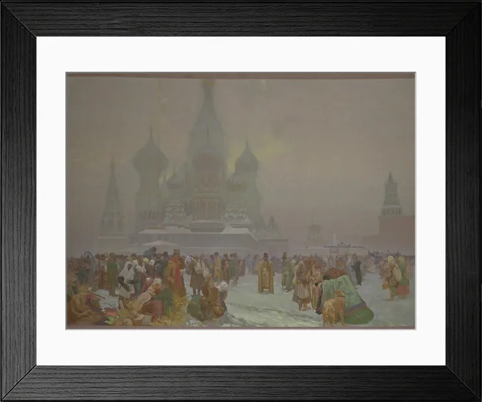 Framed Print : The Abolition of Serfdom in Russia (The cycle The Slav Epic), 1914. Creator: Mucha, Alfons Marie (1860-1939) Framed Print : The Abolition of Serfdom in Russia (The cycle The Slav Epic), 1914. Creator: Mucha, Alfons Marie (1860-1939)