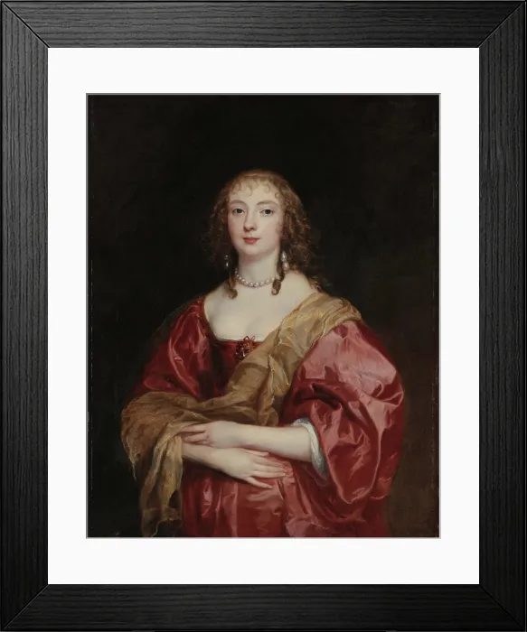 Framed Print : Portrait of Anne Carr, Lady Russell, Countess of Bedford (1615-1684), c1639. Creator: Dyck, Sir Anthony van (1599-1641) Framed Print : Portrait of Anne Carr, Lady Russell, Countess of Bedford (1615-1684), c1639. Creator: Dyck, Sir Anthony van (1599-1641)