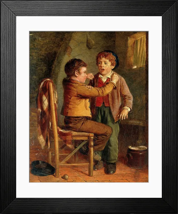 Framed Print : The young dentist. Creator: William Hemsley Framed Print : The young dentist. Creator: William Hemsley