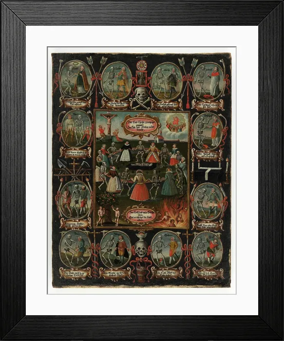 Framed Print : The dance of death. Creator: Unknown Framed Print : The dance of death. Creator: Unknown