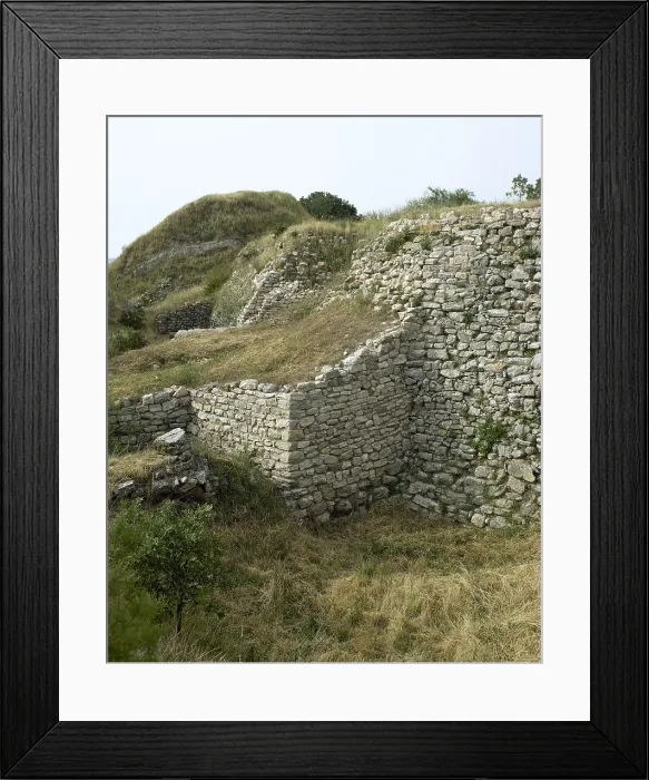 Framed Print : Troy II stratum, Troy, Turkey, Bronze age, 2500-2300 BC (2000). Creator: Unknown Framed Print : Troy II stratum, Troy, Turkey, Bronze age, 2500-2300 BC (2000). Creator: Unknown