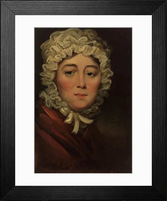 Framed Print : Mrs Bennett, cured of skin disease, between 1818 and 1821. Creator: Unknown Framed Print : Mrs Bennett, cured of skin disease, between 1818 and 1821. Creator: Unknown