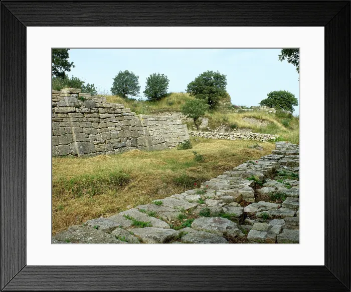 Framed Print : Troy II stratum, Troy, Turkey, Bronze age, 2500-2300 BC (2000). Creator: Unknown Framed Print : Troy II stratum, Troy, Turkey, Bronze age, 2500-2300 BC (2000). Creator: Unknown
