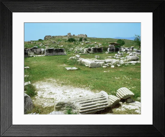 Framed Print : Temple of Athena, Troy IX stratum, Troy, Turkey, 2005. Creator: Unknown Framed Print : Temple of Athena, Troy IX stratum, Troy, Turkey, 2005. Creator: Unknown