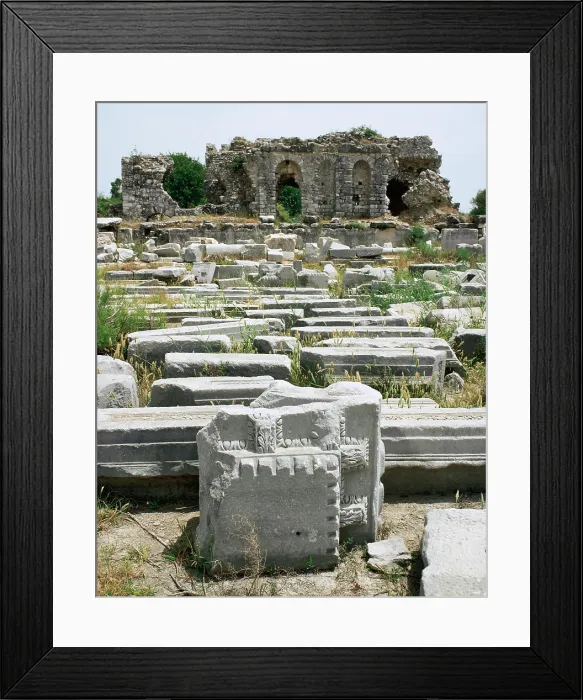 Framed Print : Temple of Athena, Troy IX stratum, Troy, Turkey, 2005. Creator: Unknown Framed Print : Temple of Athena, Troy IX stratum, Troy, Turkey, 2005. Creator: Unknown