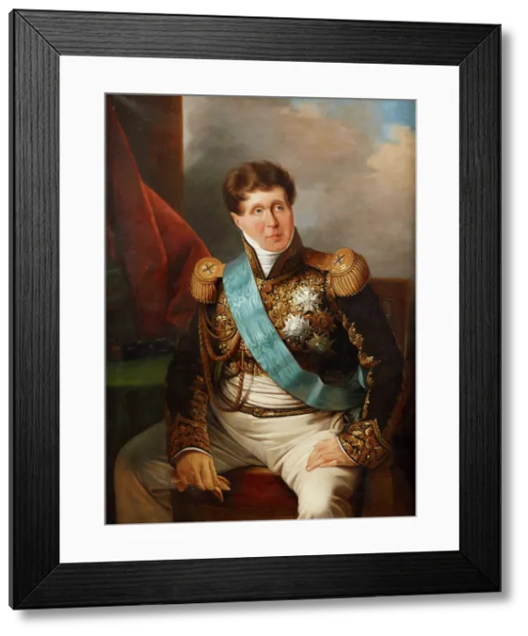 Framed Print : Portrait of Claude-Victor Perrin, Duke of Belluno (1764-1841), Marshal of the Empire. Creator: Anonymous Framed Print : Portrait of Claude-Victor Perrin, Duke of Belluno (1764-1841), Marshal of the Empire. Creator: Anonymous