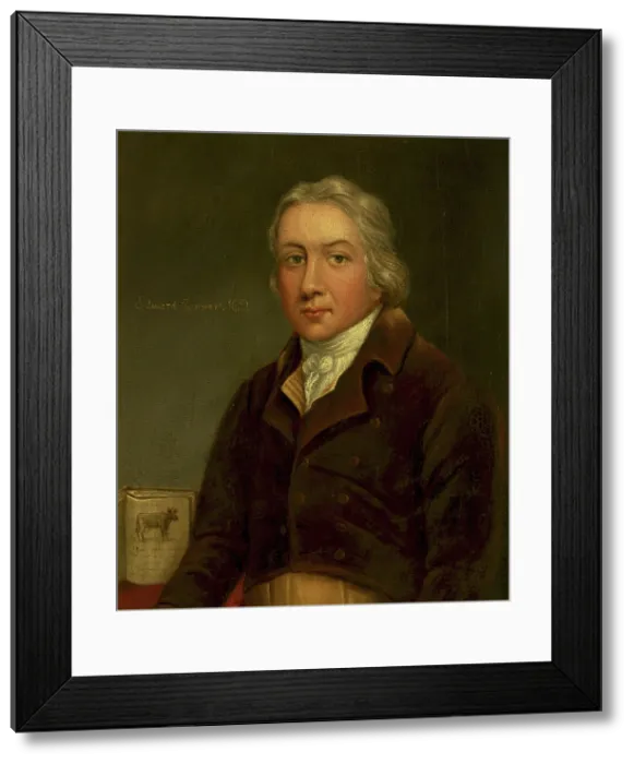 Framed Print : Edward Jenner. Creator: Unknown Framed Print : Edward Jenner. Creator: Unknown