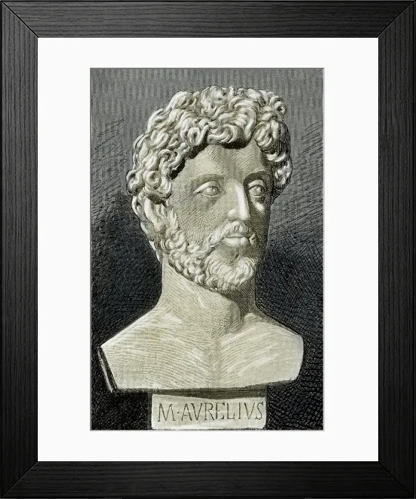 Framed Print : Marcus Aurelius, 1882. Creator: Joan Serra y Pausas Framed Print : Marcus Aurelius, 1882. Creator: Joan Serra y Pausas