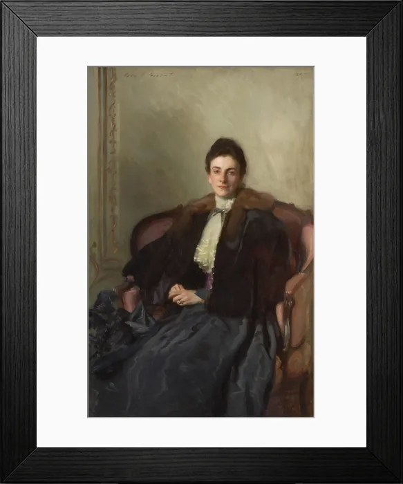 Framed Print : Portrait of Mrs. Harold Wilson, 1897. Creator: Sargent, John Singer (1856-1925) Framed Print : Portrait of Mrs. Harold Wilson, 1897. Creator: Sargent, John Singer (1856-1925)