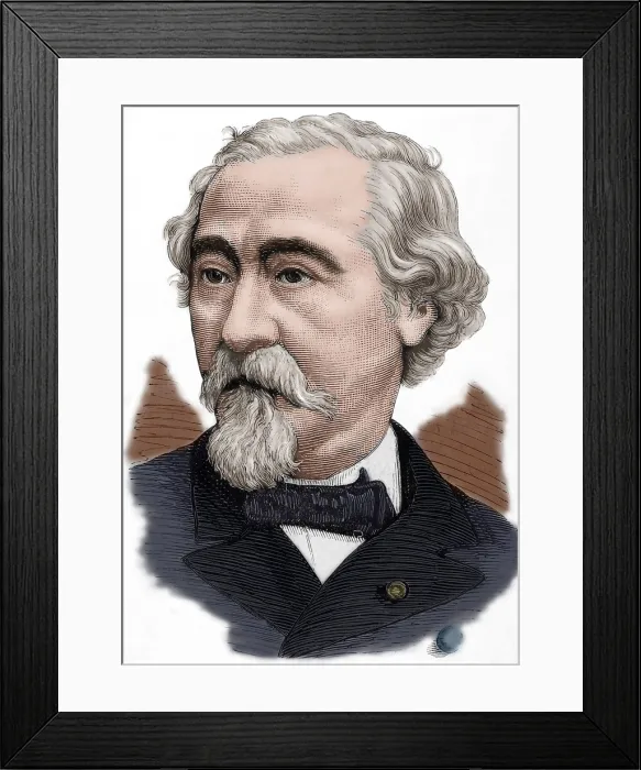 Framed Print : Jean-Baptiste Sebastian Frantz (1817-1899), French engineer and politician, 19th century. Creator: Unknown Framed Print : Jean-Baptiste Sebastian Frantz (1817-1899), French engineer and politician, 19th century. Creator: Unknown